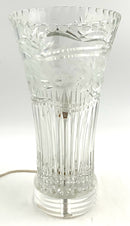 Vintage Cut Crystal Vase Lamp