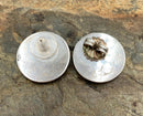 RICKY FRANK Sterling Cloisonne Style Enamel Earrings Circa 1986