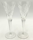 Pair of Waterford Millennium "Happiness" Toasting Flutes