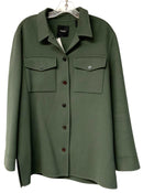THEORY Spruce Wool/Cashmere Shirt Jacket