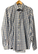 PETER MILLAR White/Blue/Pink/Grey Plaid L/S B/D Shirt