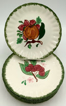 Set/8 Blue Ridge Pottery Salad Plates