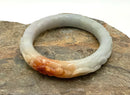 Carved Jade Bangle Bracelet