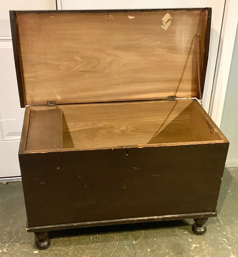 Antique Chest with Painted Finish