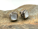 LAGOS Venus Sterling & Faceted Mother of Pearl/Quartz Earrings