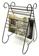 Vintage Iron Magazine Rack