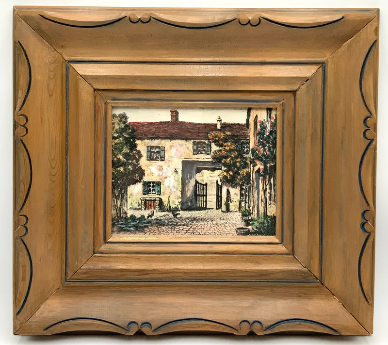 Vintage Maurice Jacque Etching of Barbizon The Auberge Ganne
