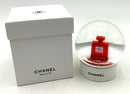 Chanel Red Perfume Bottle Snowglobe