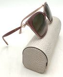 JIMMY CHOO Purple Frame Cat Eye Pearl & Crystal Detail Sunglasses
