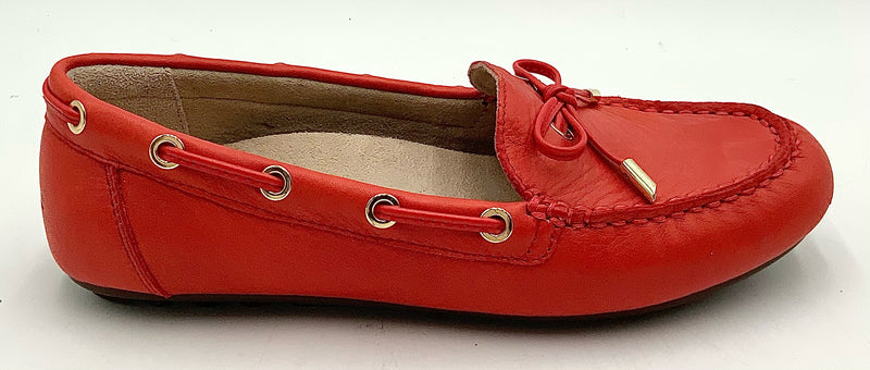 VIONIC Coral Leather Virginia Driving Moccasins 7