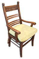 Antique Carved Wood Armchair