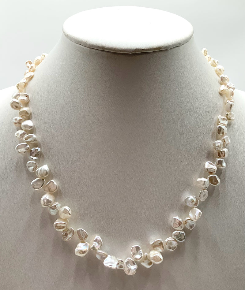 Honora Sterling & Petal Pearl Necklace