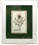 Set/3 Needlework Floral Framed Art