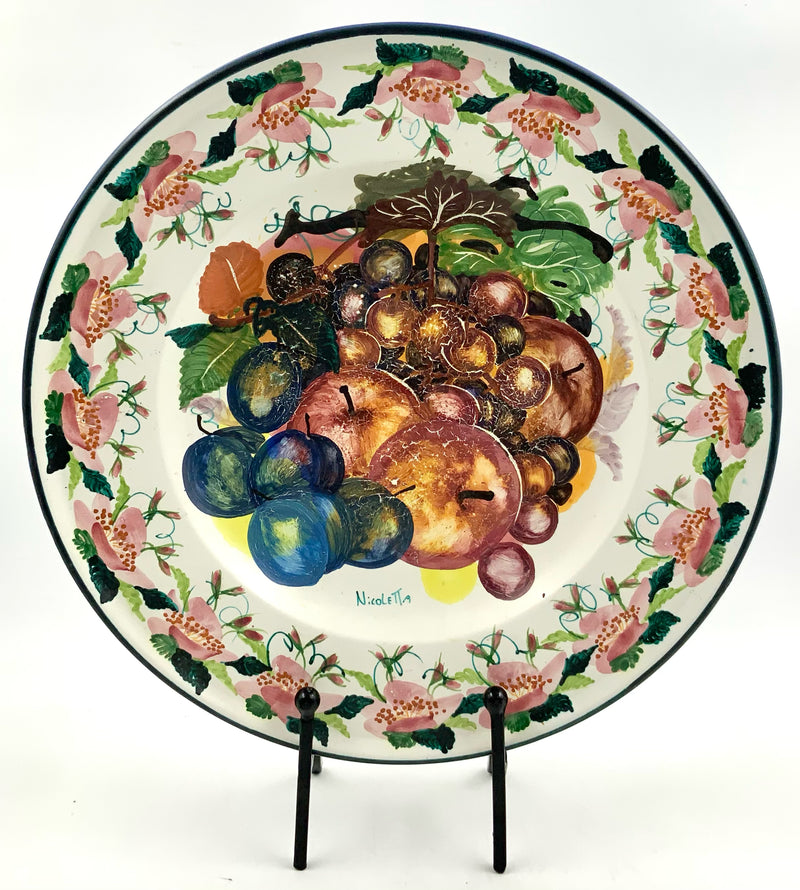 Round Venezia Handpainted Platter
