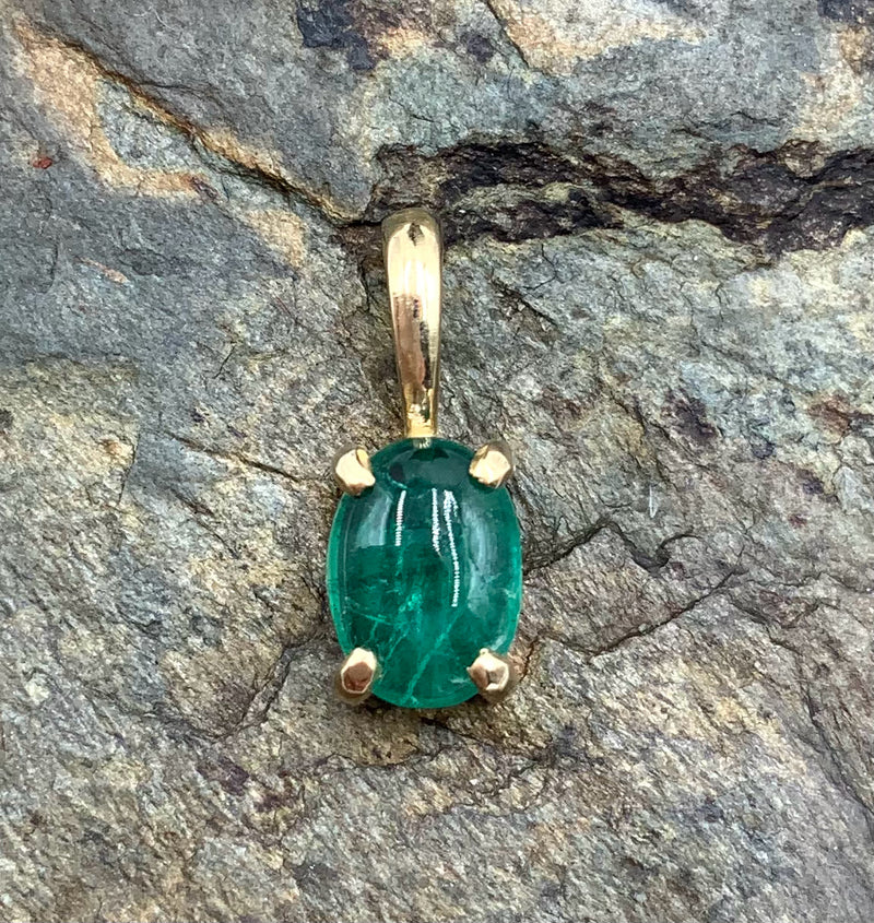 14kt Gold & Emerald Pendant