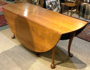 Vintage 72"rnd Drop Leaf Pine Dining Table