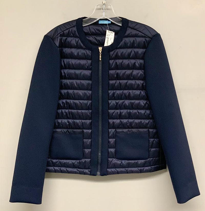 J MCLAUGHLIN Navy Nylon Puffer Scuba Slv Zip Jacket