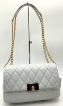 KATE SPADE Stone Path Quilted Leather Carey Med Flap Shoulder Bag