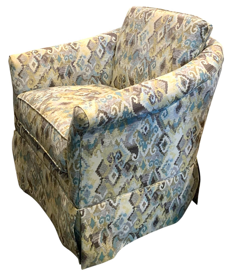 Upholstered Swivel/Rocker Club Chair