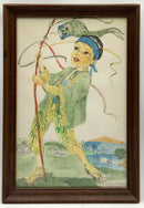 Set/6 Vintage Ellen Nelson Framed Prints