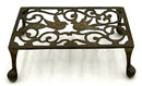 Vintage Brass Trivet With Bird Motif