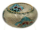 Chinese Plique-a-Jour Footed Bowl