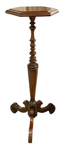 Wood Plant Stand With Inlay