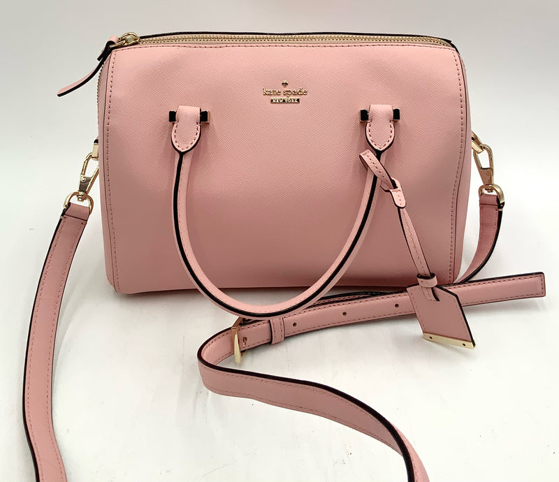 KATE SPADE Pink Saffiano Leather Top Handle Satchel