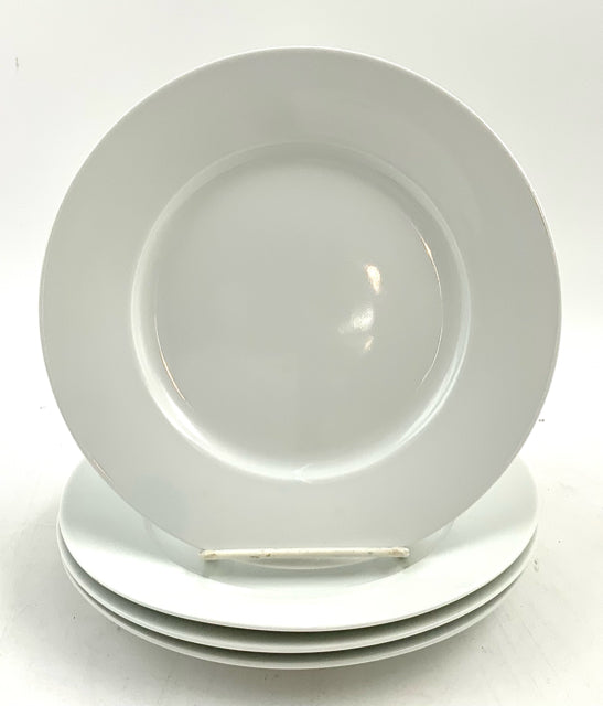 Set/4 RALPH LAUREN Club Porcelain White Salad Plates