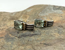 Effy Sterling w/18kt Gold Accents & Blue Topaz Earrings