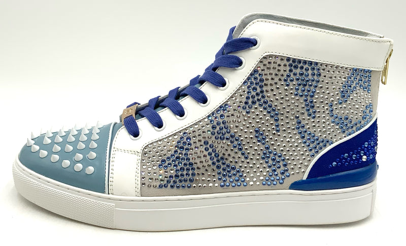 FERRARI MASSARI Lea "Lit Hustler Baby Blue" High Top Sneakers 11