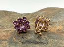 14kt Gold & Amethyst Earrings