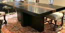 Contemporary Ebony Wood Dining Table