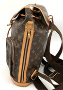 LOUIS VUITTON Vintage Monogram Canvas Tan Vachetta Trim Bosphore Backpack