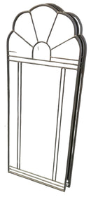 Pair of Carvers' Guild Birth of Venus Leaded Glass Mirrors