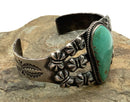 Navajo Kirk Smith Sterling & Turquoise Cuff Bracelet
