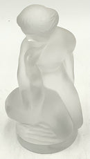 Lalique Crystal Leda & The Swan Figure