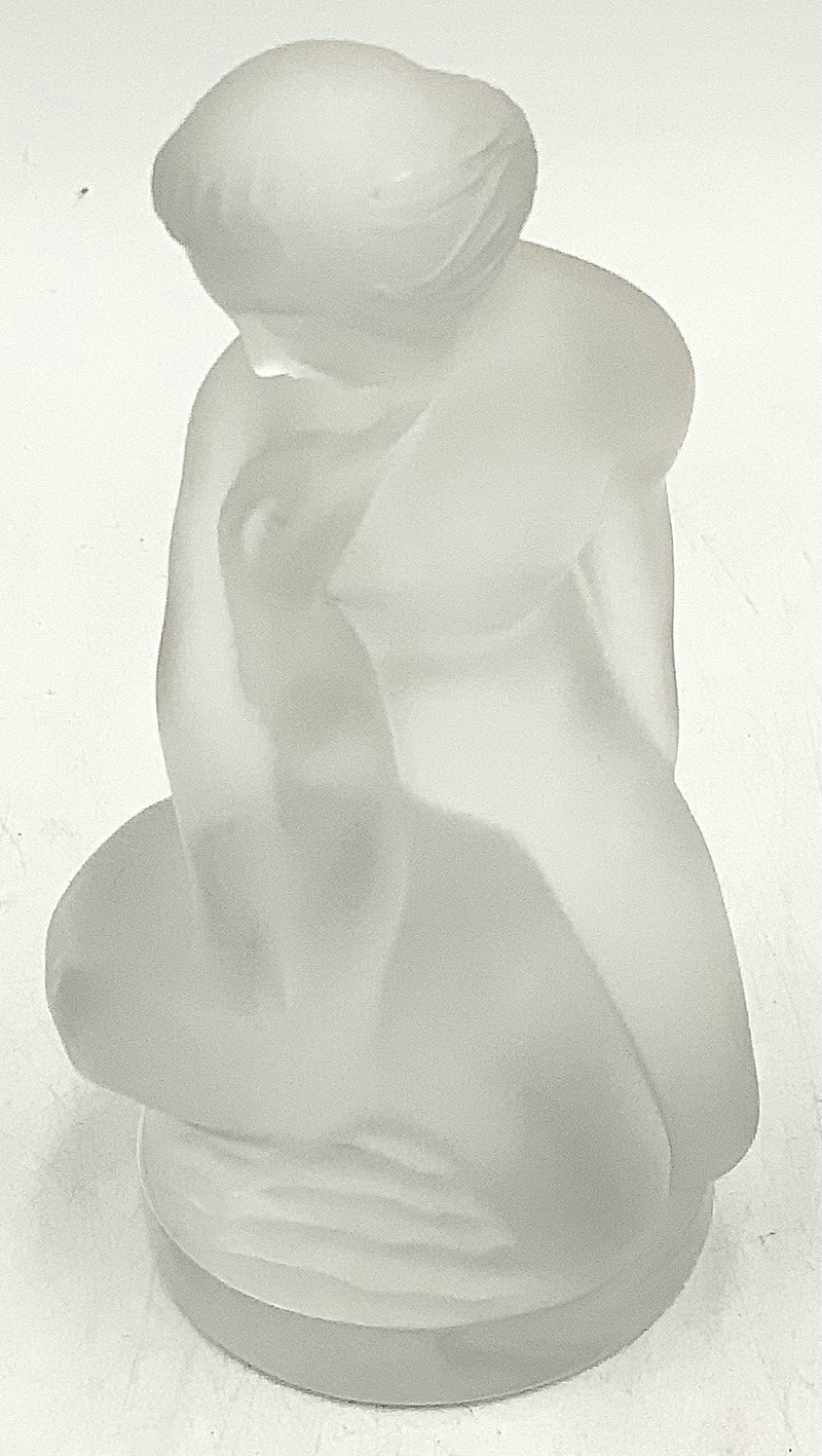 Lalique Crystal Leda & The Swan Figure