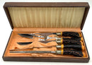 Vintage Flint Faux Antler Carving Set
