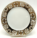 Set/9 Noritake 20056 Black & Gold Salad Plates