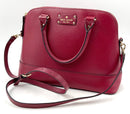 KATE SPADE Berry Grained Leather Dome Satchel