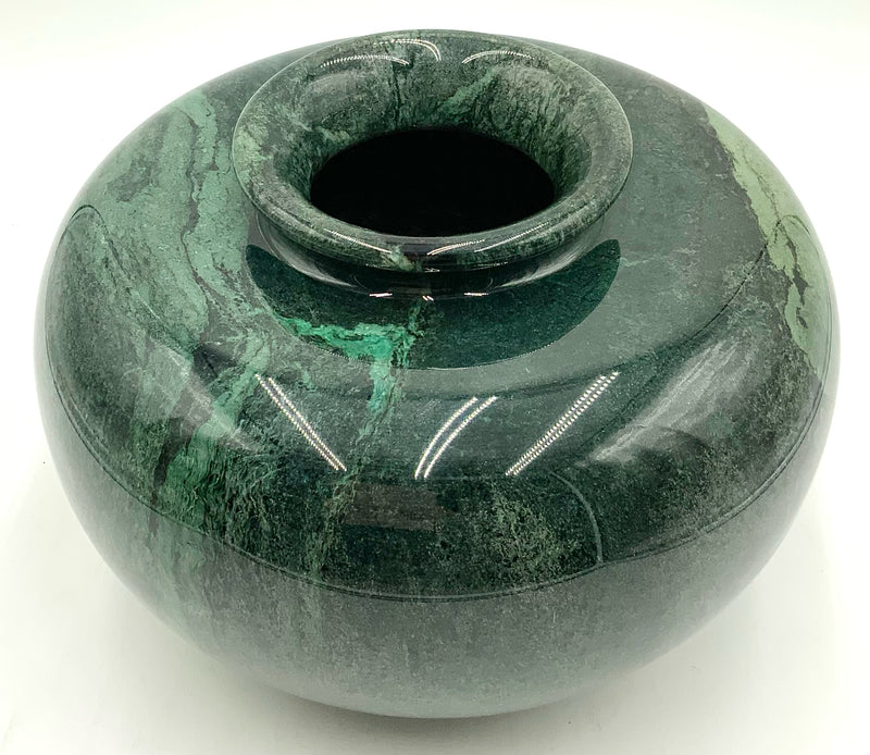 Green Malachite Composite Vase