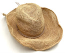 HATATTACK Natural Raffia Woven Hat