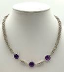 Sterling & Amethyst Necklace