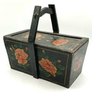 Vintage Asian Painted Wood Box