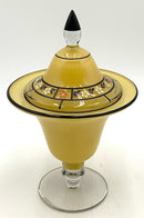 Vintage Art Glass Candy Dish