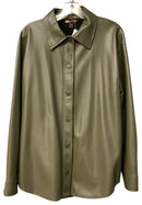 RENUAR Olive Vegan Lea L/S B/D Jacket