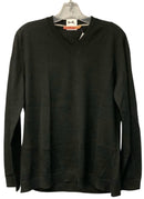 KUNA Black Baby Alpaca V Neck Sweater