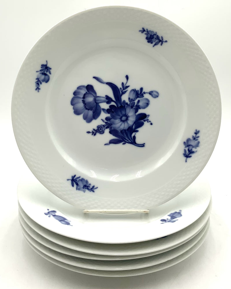 Set/6 Royal Copenhagen Blue Flowers Dinner Plates