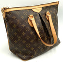 LOUIS VUITTON Monogram Canvas Tan Vachetta Leather Palermo Satchel